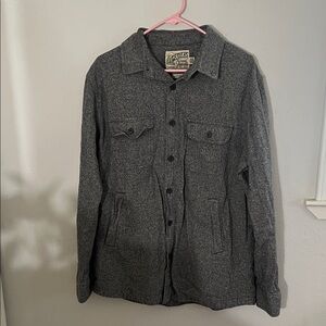 Grayers Charcoal Men's Shirt Jacket size L